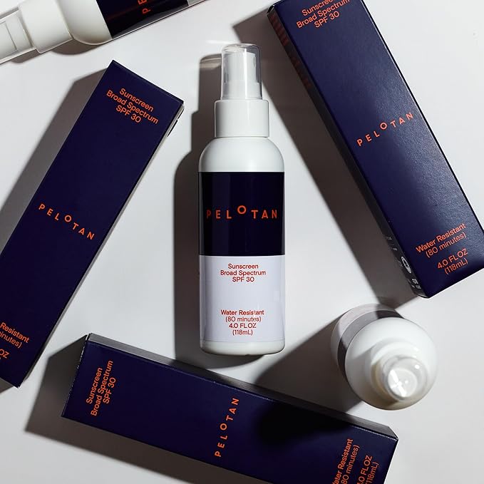 Pelotan Sports Sunscreen Spray SPF 30 (4 Fl Oz) - Lightweight, Sweat‑Resistant Sun Protection for Cyclists & Runners – Used by Pro Athletes – For Sensitive Skin