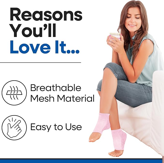 Moisturizing Socks for Women & Men | Aloe Vera Cracked Heel Treatment | Foot Callus Remover | Aloe Socks for Cracked Heels & Dry Cracked Feet (3 Pairs, X-Large)