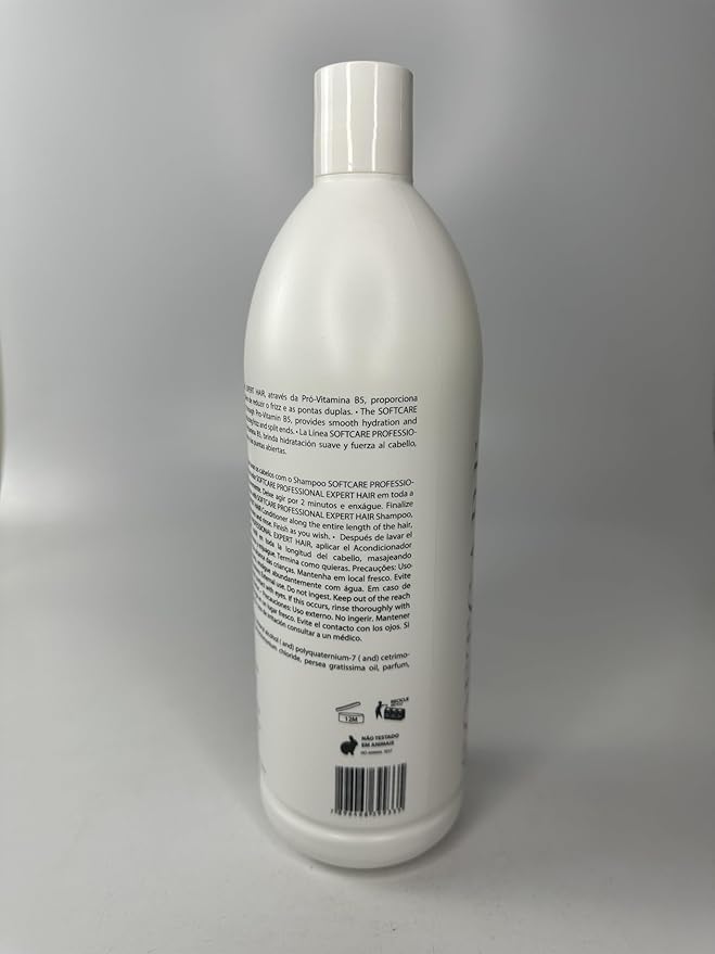 Expert Hair Soft Care Biotin Shampoo and Conditioner - Daily Routine Shampoo For Scalp Health, CLINICALLY TESTED Proven Results Products For Women & Men, Natural Routine, Color Safe 2x 33.81 fl.oz