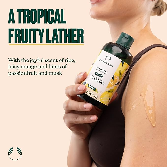 The Body Shop Mango Gift Set - 3 Piece Set, Includes Shower Gel, Body Yogurt, Hand Balm, Vegan