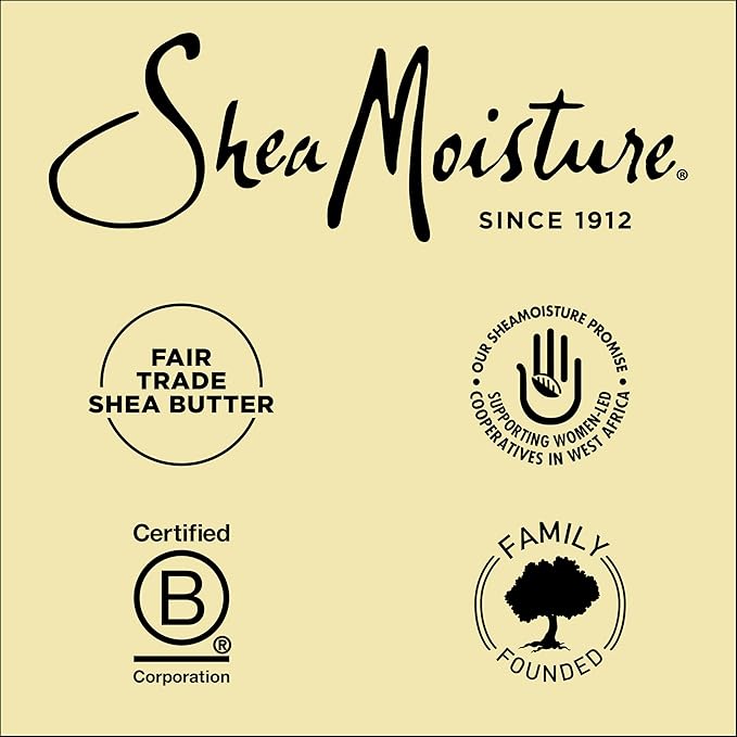 SheaMoisture Strengthen and Restore Shampoo Jamaican Black Castor Oil for Damaged Hair Sulfate-Free 24 oz