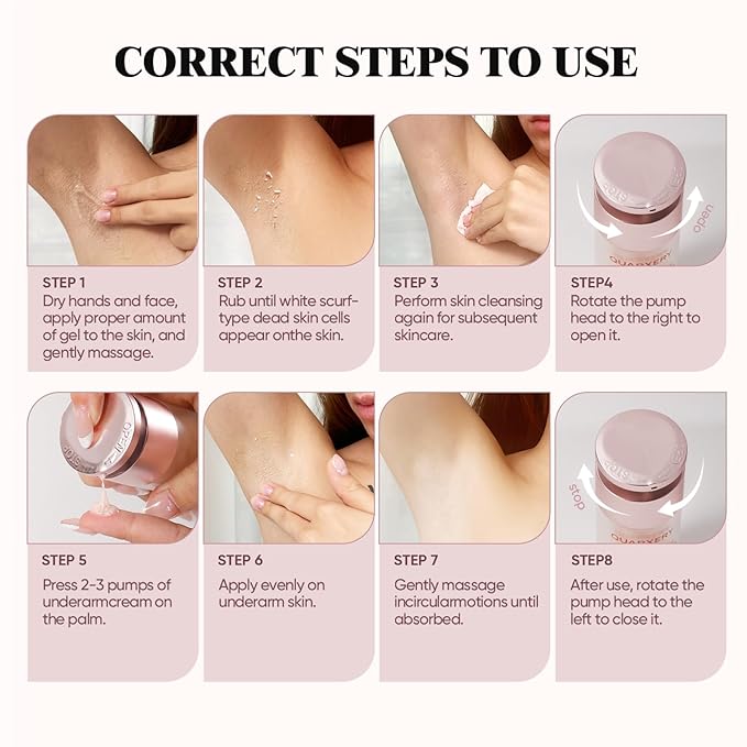 QUARXERY Exfoliating Care Set for Face & Body - 5% Niacinamide Body Cream + Purifying Peeling Gel - Improve Oily, Rough Skin - 2-Step Skincare Routine