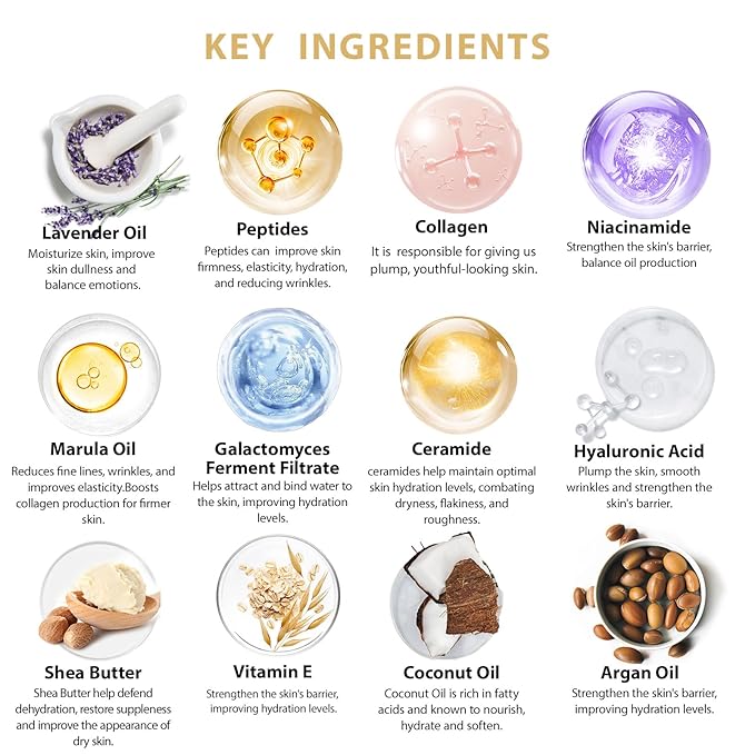 35 Pcs Christmas Gifts For Women, Honey & Almond Bath & Body Gift Basket, Face Skin Care Kit, Home Spa Gift Set, Self-Care Kit, Necklace, Bath Bomb, Birthday, Valentines, Mother Day, Anniversary