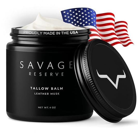 Beef Tallow Lotion for Face, Neck and Hands – Whipped Grass-Fed & Finished Tallow Balm with Manuka Honey & Olive Oil – No Seed Oils – All-In-One Cream Moisturizer for Skin – 4 oz