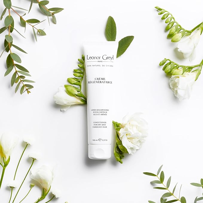 Leonor Greyl Natural Conditioner for Dry and Damaged Hair, Creme Regeneratrice Paris - Detangle, Hydrate, Strengthen & Protection, 3.3 FL Oz