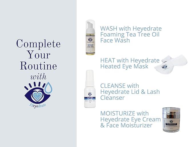 Foaming Tea Tree Face Wash and Eyelid Cleanser for Women - Made With Organic Ingredients & Aloe Vera, 3 Pack - 1.7 Ounces