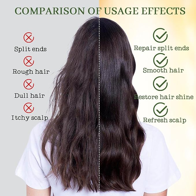 Hair Growth Oil, Botanical Scalp Oil Treatment, Plant-Based Formula Lightweight Daily Nourishment Non-greasy All Hair Types - 2 oz (2oz)