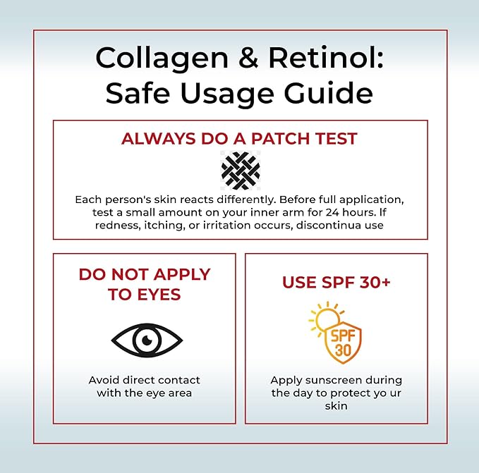 Anti-Aging Face Cream $6.46/oz - 5% Marine Collagen 3% Retinol 5% Hyaluronic Acid - Wrinkle Firming Moisturizer Face Neck - Professional Strength 3.7oz - 1 Finger Cream Dispenser