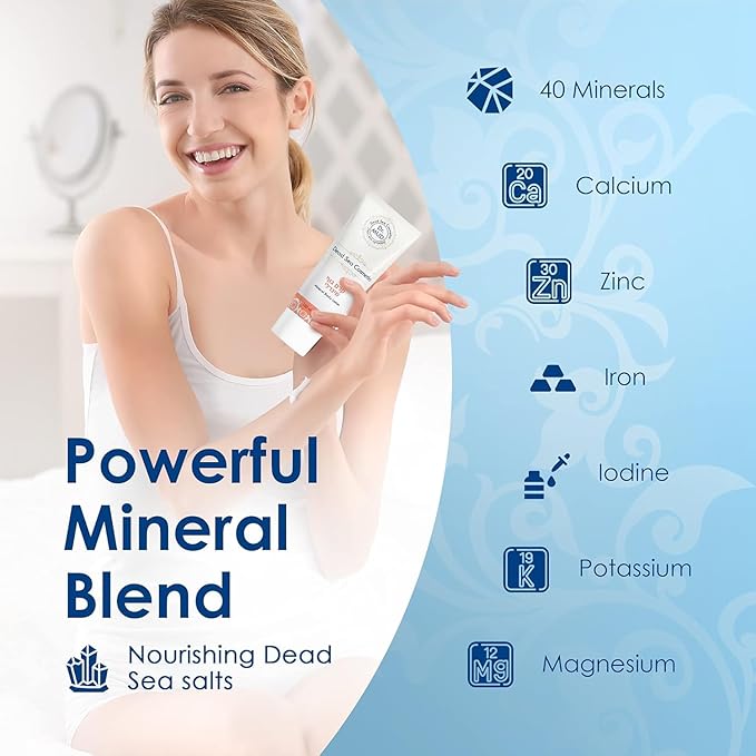 Dr. MUD Dead Sea Cosmetics Mineral Body Lotion | Dead Sea Body Lotion with Natural Fruit Oils and Extracts, Dead Sea Salt and Minerals