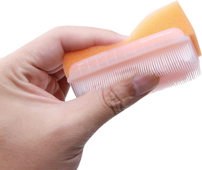 Sensory Brush(6 Pack), Reusable Baby Bath Scrubber, Birthday Gift for Kids Men Father Mother Wife Family