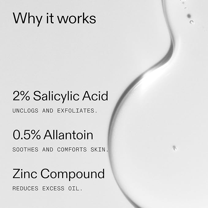 The INKEY List Salicylic Acid Cleanser, Face Wash for Blemishes, Blackheads, Oily Skin and Breakouts, Non-Drying Facial Cleanser Safe for All Skin Types, 5.0 fl oz