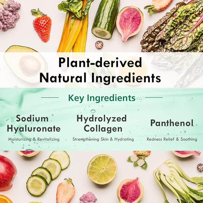 Dermal Collagen Essence Full Face Facial Mask Sheet, 16 Combo Pack B