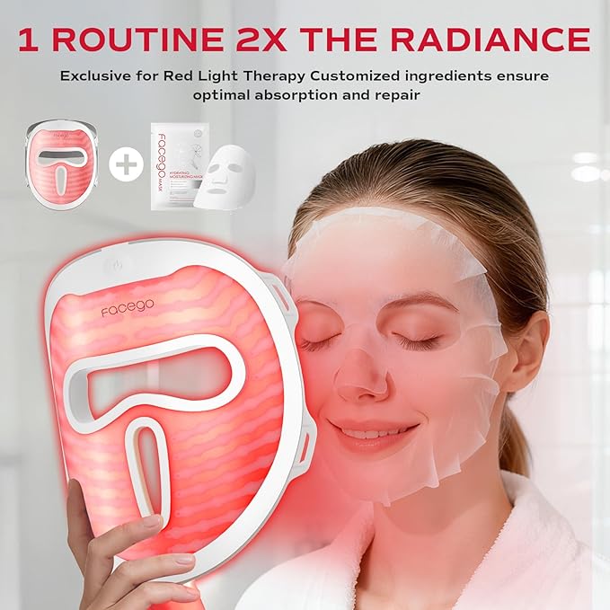 Collagen Face Mask - Hydrating & Moisturizing Sheet Mask with Natural Centella Asiatica for Soothing Skincare, Deeply Nourishing Dry Skin 1-Count