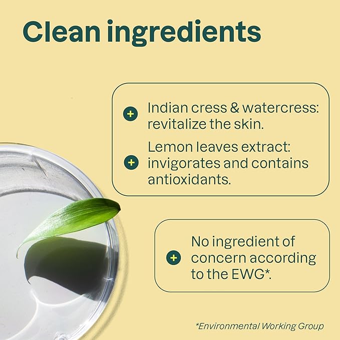 ATTITUDE Micellar Foaming Facial Cleanser, EWG Verified, Dermatologically Tested, Plant and Mineral-Based, Vegan, Earl Grey & Fresh Cucumber Scent, 5 Fl Oz