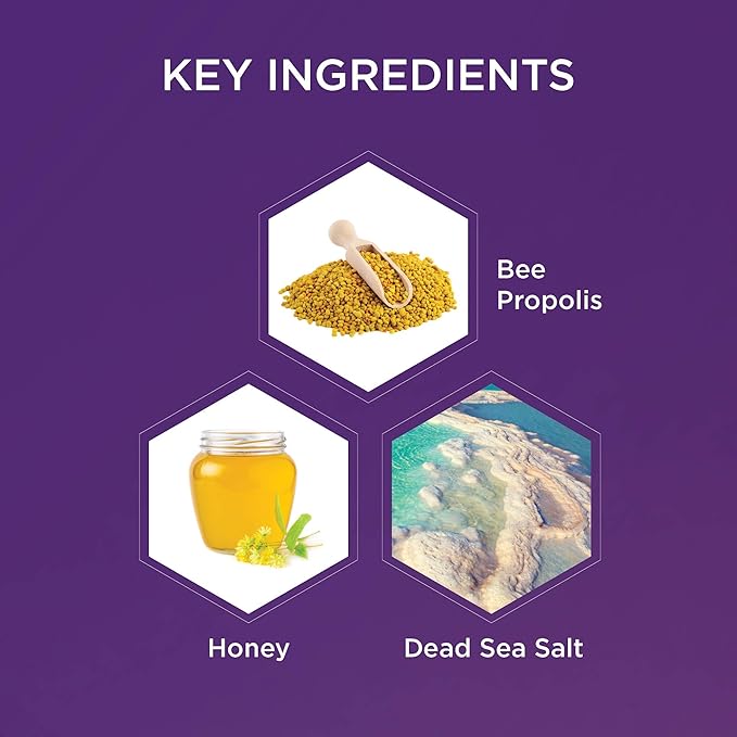 Hey Honey Hand Cream for Extremely Dry Cracked Hands & Elbows - Instant Relief with Shea Butter, Honey & Propolis - Cracked Skin Repair Moisturizer - Fast Absorbing 2.2 Oz