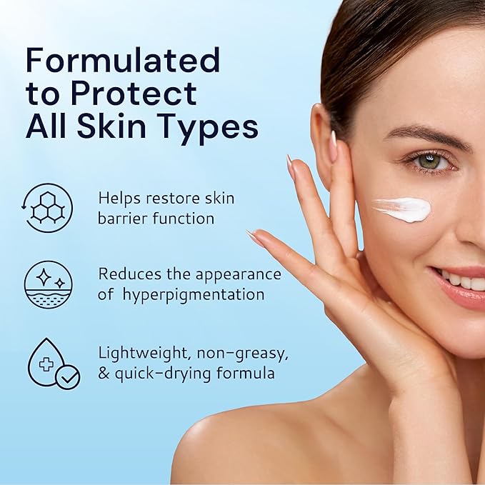 Roskin Mineral Matte Face Sunscreen - Invisible Facial Sunscreens with Non Nano Zinc Oxide - Facial Sunblock with SPF 33 Broad-Spectrum & Blue Light Protection - Face Sunscreen Moisturizer (1.7 Fl Oz)