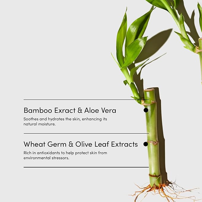 LATHER - Bamboo Crème Natural Body Wash, 8 fl oz - Shower Gel Cleanser - Gentle Body Soap - Essential Oils - Bamboo, Shea Butter, Lavender - All Skin Types - Vegan, Cruelty Free - Beauty & Skincare