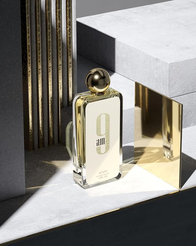Afnan 9 AM Unisex Eau De Parfum, 3.4 Fl. Oz