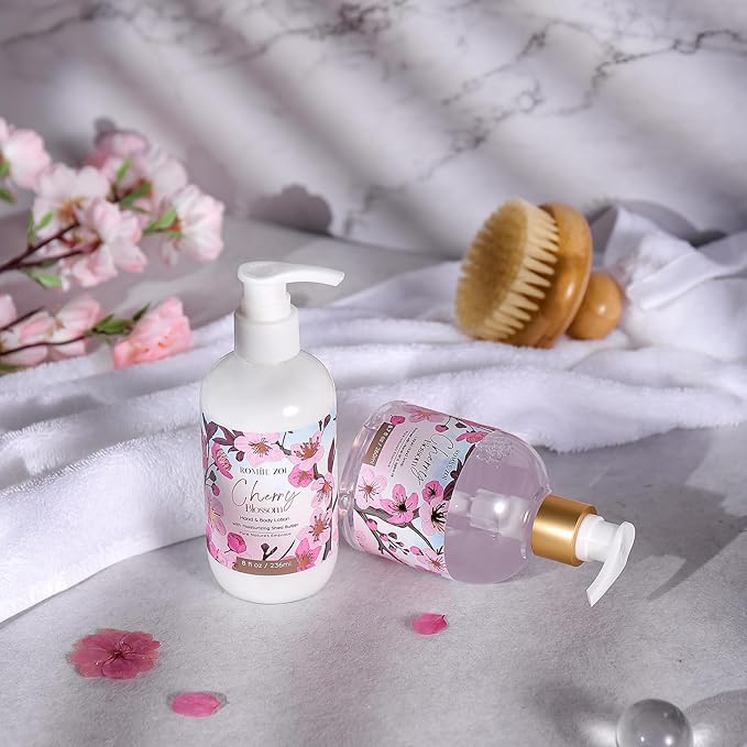 ROMIIE ZOI Daily Hand & Body Lotion with Moisturizing Shea Butter - Cherry Blossom - 236 ML / 8 FL OZ