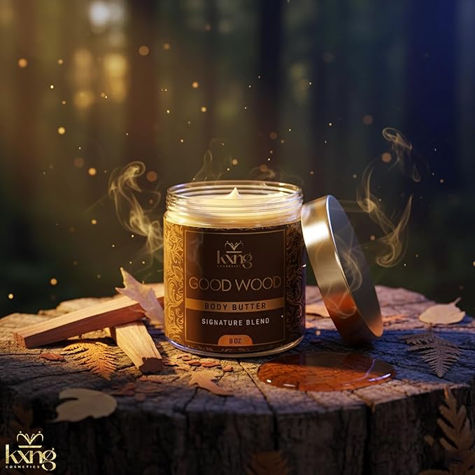 KXNG Shea Butter Moisturizer, Rich Whipped Body Cream for Men, Deeply Nourishing Body Butter for Smooth, Hydrated Skin, Cruelty-Free