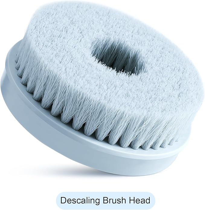 Electric Body Brush Bath Brush Head - Descaling Brush Head, Sky Blue, Only Suitable for Oh,XIYU. XY1 Electric Bath Brush