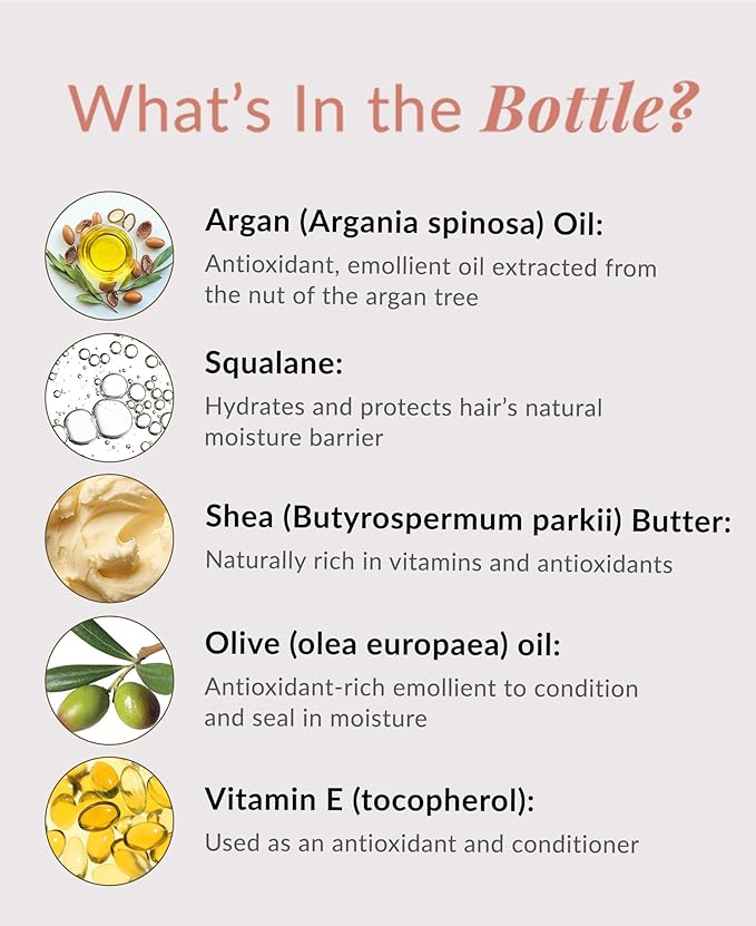 DHC After Bath Hair Oil, Shine-Enhancing Hair Oil, Lightweight, Leave-In Oil, Smoothing, Frizz-free, Ideal for All Hair Types, 3.3 fl. oz.