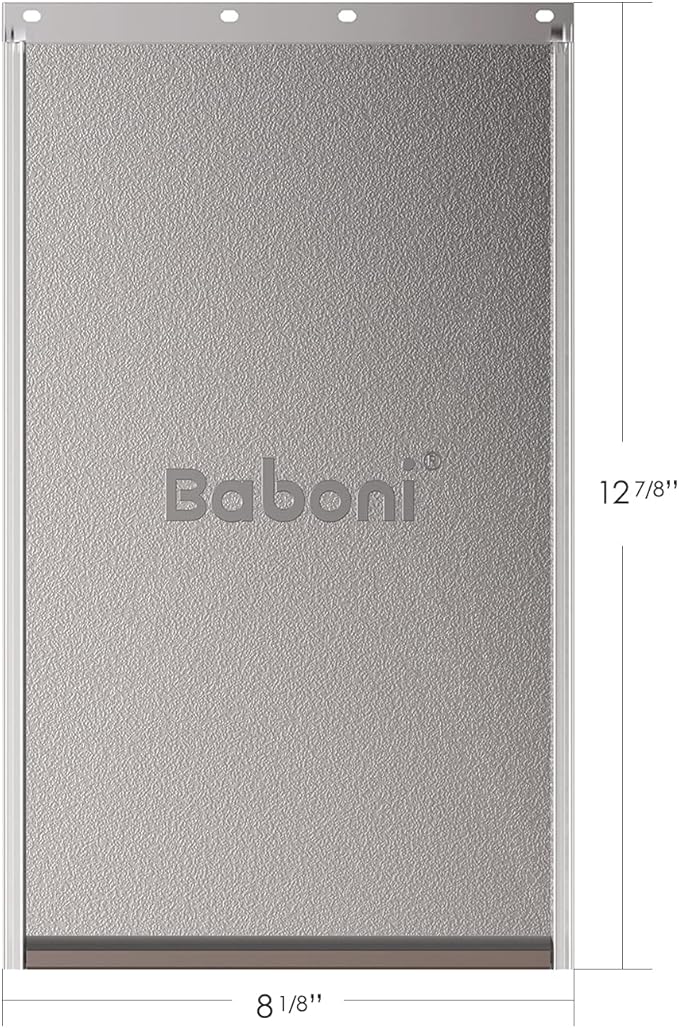 Baboni Replacement Flap for Dog and Cat Doors Including Screws, Medium(8 1/8 in x 12 7/8 in)