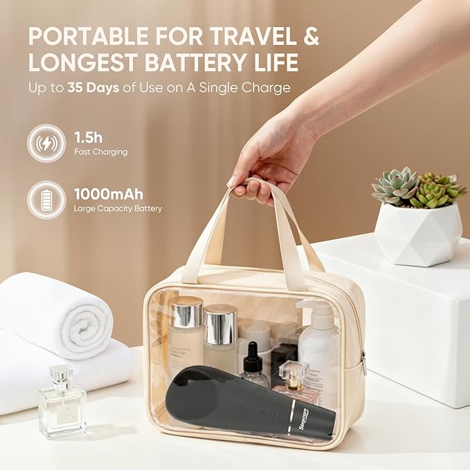 Silicone Face Scrubber Blackhead Scraper Rechargeable 2-in-1 Facial Cleansing Brush & Skin Spatula Duo, IPX7 Waterproof Exfoliating Massager Deep Cleansing for Women and Men（Black）