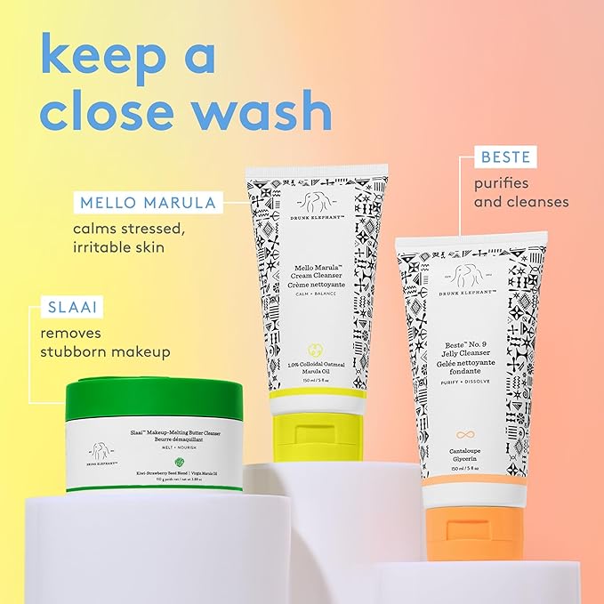 Beste No. 9 Jelly Cleanser by Drunk Elephant for Unisex - 5 oz Cleanser