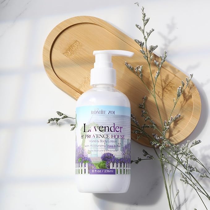 ROMIIE ZOI Daily Hand & Body Lotion with Moisturizing Shea Butter - Lavender & Rosemary - 236 ML / 8 FL OZ