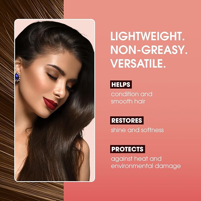 One 'N Only Argan Oil Hair Treatment - Lightweight & Hydrating Hair Oil for Natural, Wigs & Extensions - Shine Enhancing, Heat Protectant & Frizz Control (8 oz)