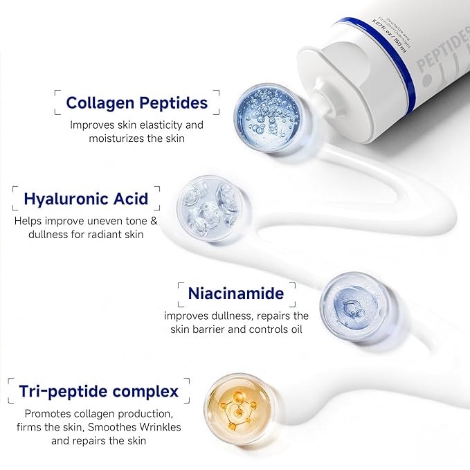 Deep Hydration Collagen Night Wrapping Mask with Collagen Peptides, Overnight Peel Off Face Mask for Firming and Antioxidant, Tri-peptide for Smoothing Wrinkles