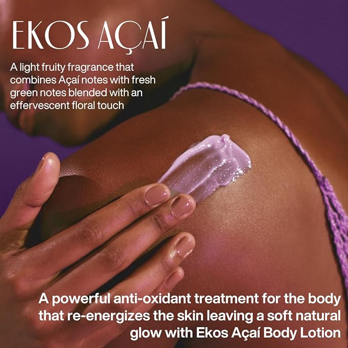 Natura - Açaí Body Lotion – Vegan Skincare with Açai Oil – Hydrating & Nourishing Moisturizer for Dry Skin – Brazilian Beauty Secret for Smooth, Glowing Skin – 13.5 fl oz (400 ml)