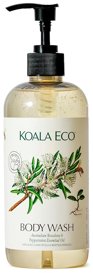 Koala Eco Body Wash - With Australian Rosalina & Peppermint Essential Oil - 16oz