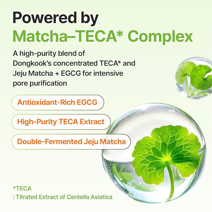 Centellian 24 Madeca Matcha Cleansing Oil (6.76fl oz) – Two-Tone TECA & Jeju Matcha Deep Cleanser for Pores, Sebum & Blackheads, Waterproof Makeup Removal, Korean Skincare