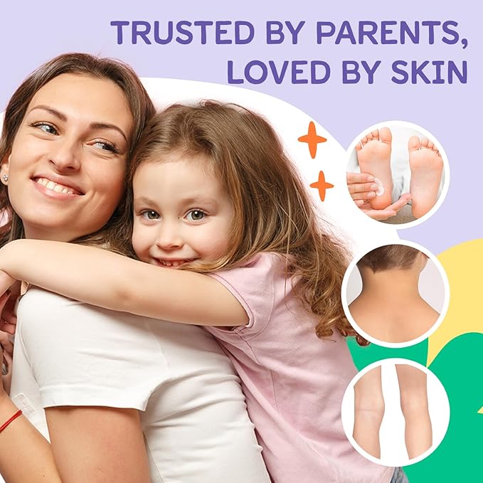 Magnesium Lotion for Kids & Babies Sleep - Bedtime Calming Body Cream with Natural Ingredients, Lavender Oil, Shea Butter & Multi Vitamins - Topical Magnesium Soothing Relief, Promotes Relaxation