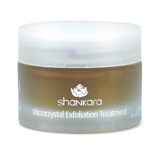 Shankara Exfoliating Face Scrub For Women & Men with Algae-Aloe Gel, Turmeric, Lavender & Papaya - Perfect Face Exfoliator For Purifying Skin, Dead Skin Scars & Rejuvenating Skin (50 ml)