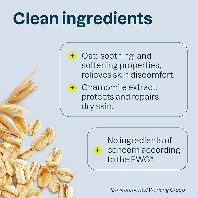 ATTITUDE Body Lotion for Sensitive Skin with Oat, EWG Verified, Dermatologically Tested, Vegan, Sweet Jasmine Scent, 8 Fl Oz