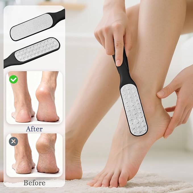 Manmihealth Silicone Back Scrubber & Soft Shower Brush, Silicone Scalp Massager, Toe Cleaning Brush Set 8 PCS, Body Foot Scrubber & Shampoo Brush Combination, with 4 Free Hooks (Style 1 Black)