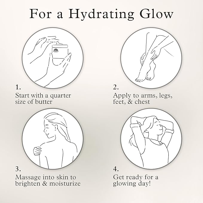 PURPLE CANYON Sunrise Whipped Body Butter 8oz | Coffee Mocha Lotion Infused with Aloe Vera | Skin Cream