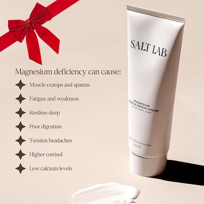 Magnesium Lotion – Muscle Repair Cream with Shea Butter for Muscle & Joint Pain Relief, Lightweight Non-Greasy Formula, Scented with Essential Oils, 100 mL