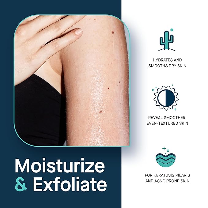 SLMD by Dr. Pimple Popper | Glycolic Acid Body Lotion | Exfoliating Glycolic Acid Lotion Body for Rough, Bumpy Skin and Skin Prone to KP, Ingrown Hairs, Shaving Bumps | 10% AHA - 6 fl. oz.