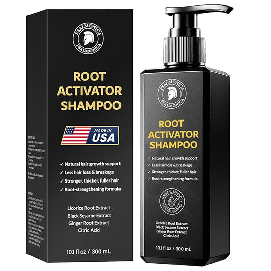 Root Activator Shampoo for Men - Hair Growth Shampoo for Hair Loss and Thinning Hair - Hair Loss RegrowthTreatments for Women Men (10.1 Fl Oz (Pack of 1))