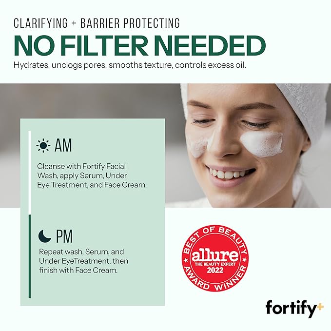 Foaming Facial Cleanser with Hyaluronic Acid + Salicylic Acid - 3-in-1: Detox, Treat, Boost - Deep Purifying & Hydrating Face Wash - Dermatologist Tested, All Skin Types - 2 Pack