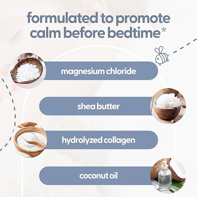 M3 Naturals Magnesium Lotion for Kids & Babies with Sensitive Skin | Unscented Formula Soothes Tired Legs, Supports Restful Night’s Sleep, Moisturizes & Hydrates Skin, 8 fl oz (237 mL)