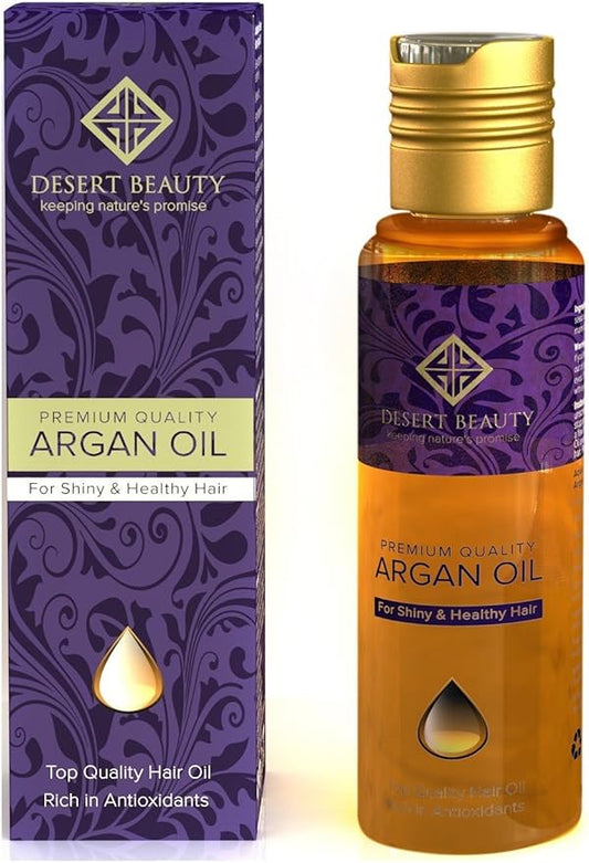 Argan Oil, 4 oz, Hair Oil Treatment for Dry Damaged Hair, Leave-in Conditioner, Hydrating, Strengthens, Natural, Cruelty Free