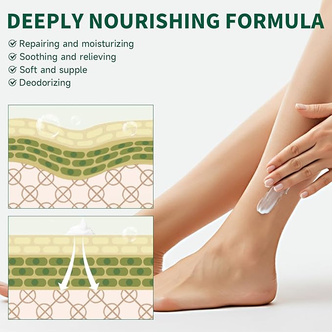 Urea Cream 60% with 2% Salicylic Acid – Unscented 60 Percent Urea Maximum Strength for Dry, Cracked Heels, Hands, Knees, and Elbows. Dead Skin Remover & Callus Repair Treatment 6.35 oz