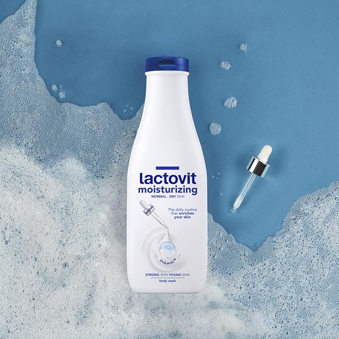 Lactovit | Moisturizing Body Wash | Hydrating Shower Gel | For all Skins | With ProLactiC10, Collagen & Elastin Booster | Smooth & Youthful Skin | Dermatologist Recommended | 600 ml
