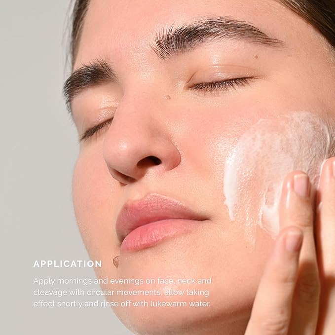 Deep Pore Cleanser (6.8 fl oz) - Cleansing Milk for Normal Skin - Makeup Removal - Face Wash & Cleanser – No Parabens - Skin Care - Dr Schrammek