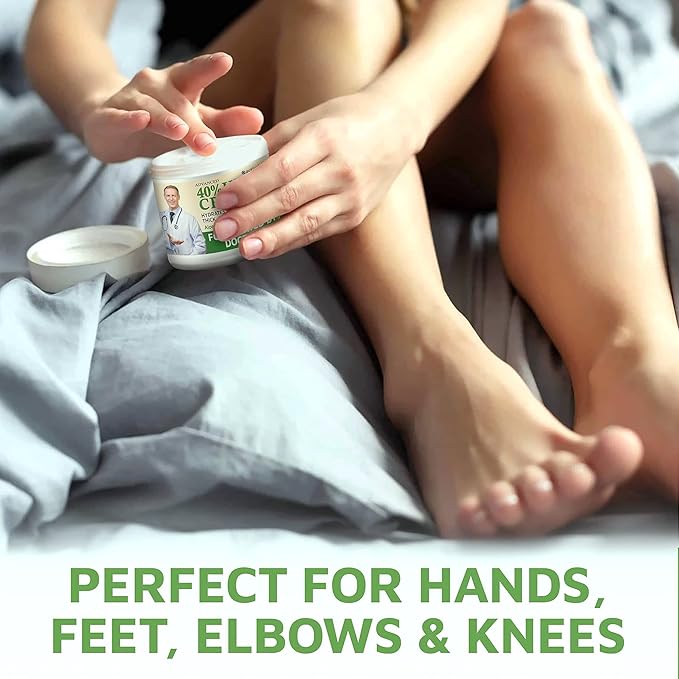 Activelife - Urea Cream 40 Percent for Feet, Formulated by Doctors, Foot Cream for Dry Cracked Heels, Foot Callus Remover, Rehydrates Dry, Rough, Dead Skin on the Feet, Hands, and Elbows, Free Pumice